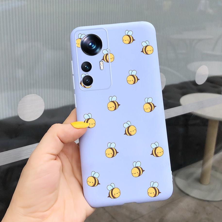For Xiaomi 12T Pro Case 2022 Cute Sunflower Pretty Girls Cover Silicone Soft Phone Case For Xiaomi Mi12T Mi 12T Pro Cover Bumper
