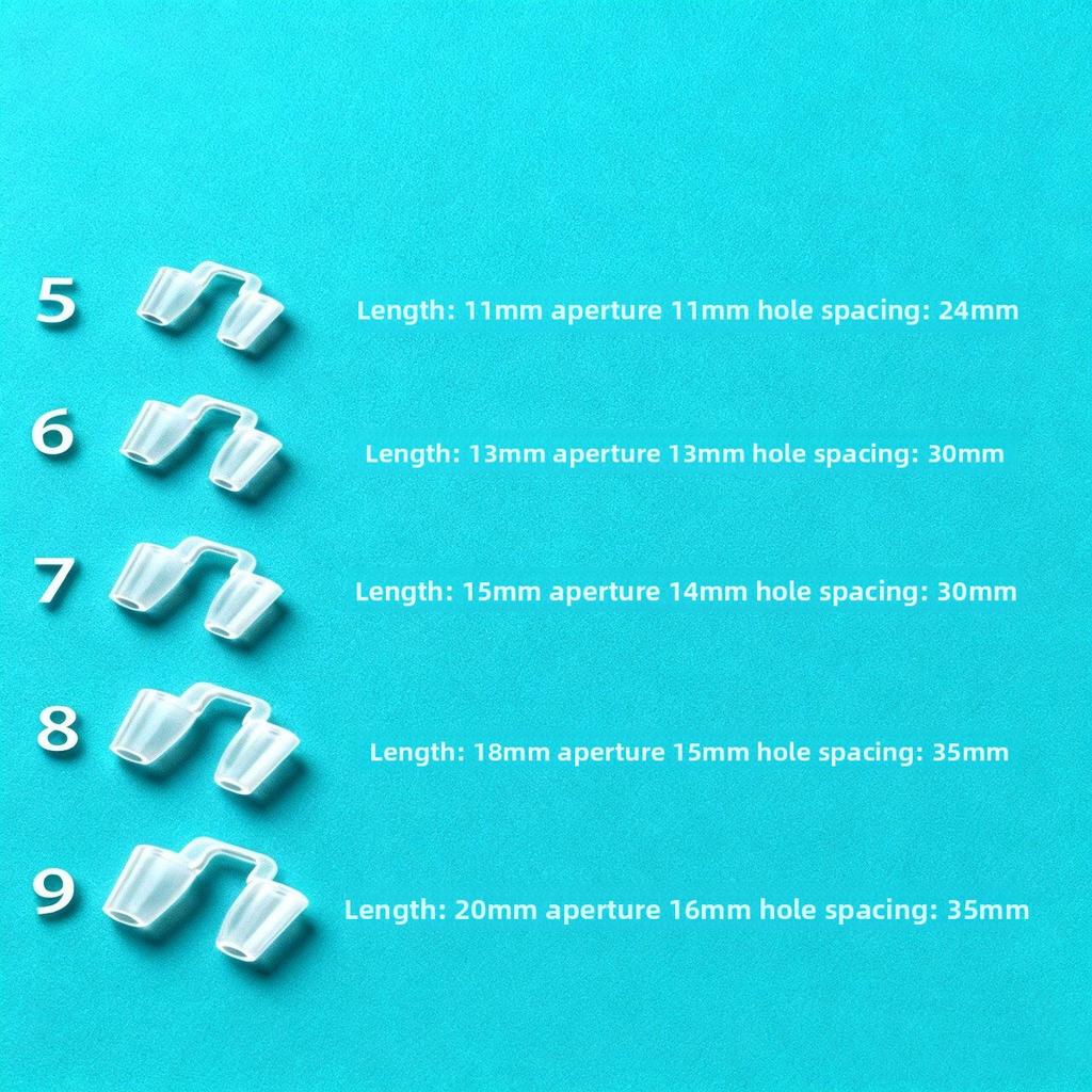 Postoperative Silica Gel Nose Clips Rhinoplasty Silicone Shaping Nostril Support Shaping Adjust Crooked Nose Correction Fixators