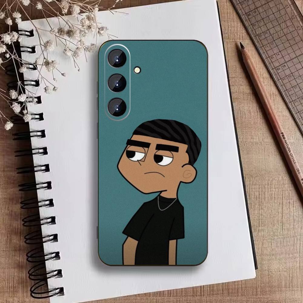 

Kai Cenat Phone Case For Samsung Galaxy A73,21,22,32,71,53,52,51,80,5G Soft Black Cover Samsung a20s