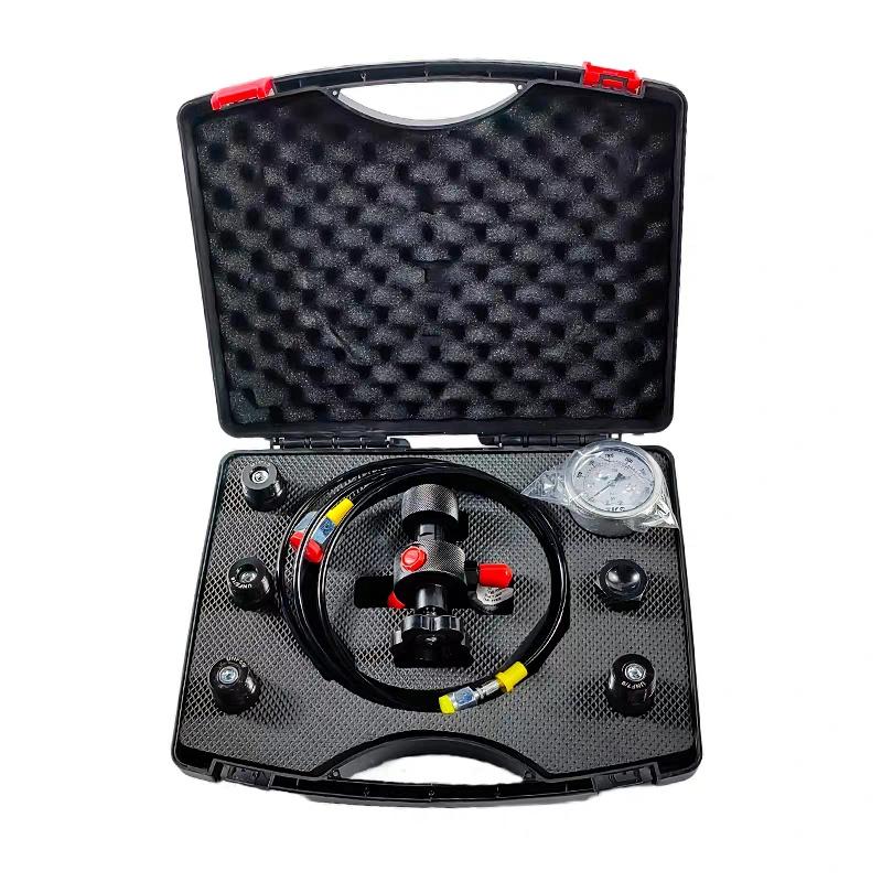 5-in-1 Accumulator Multifunction Inflatable Tool Nitrogen Charging Tool Pump Car Nitrogen Device Portable Hydraulic Gauge Set чёрный