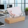 WTEMPO Business Card Holders for Office Desk Business Card Stands for Exhibition Table Number Paper Card Holders Postcard Memo Photo Display Holders