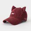 Cute Cat Ears Baseball Cap Cotton Taizhou Wenling Hat Women's Spring and Summer Casual Sunscreen Sunshade Cap