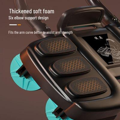Rueda Abdominal Changfeng 2025 de Cuatro Ruedas con Soporte para Codos - Máquina de Fitness para Abdominales con Rebote Automático