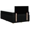 Vidaxl Continental Bed With Mattress, Black, Fabric, 120X200 Cm