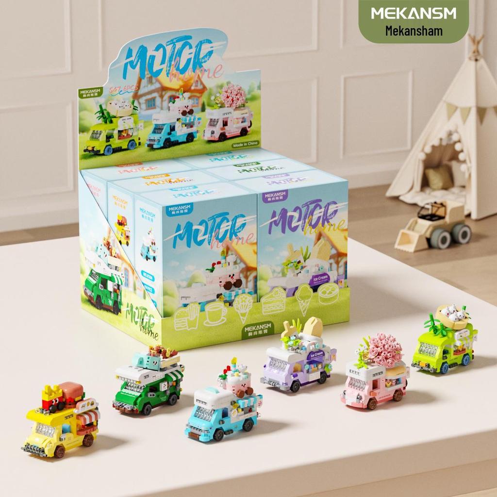 Compatible Lelele Travel RV Building Blocks Educational Toy for Children