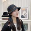 Curled Top Hat Autumn and Winter Thin Japanese Fashion Bucket Hat Sunscreen Visor Hat