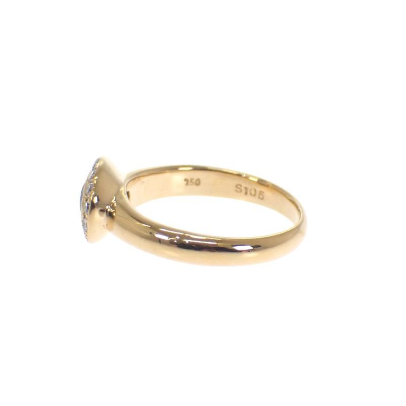 no brand  #13(JP Size) ring K18 yellow gold Women