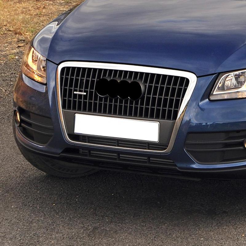 Front Bumper Mesh Hood Grill Grille Glossy Black Fit For Audi Q5 2009-2012