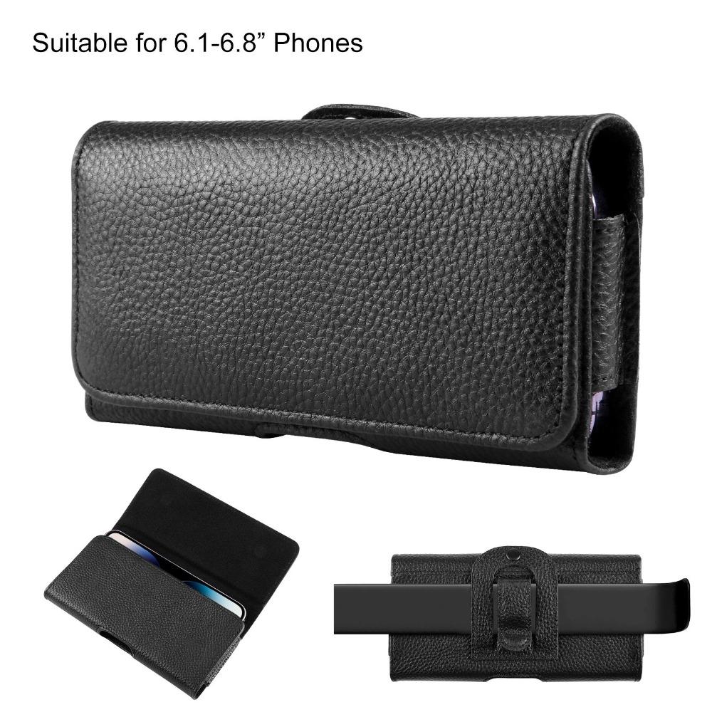 With Belt Loop Mobile Phone Waist Bag Vertical Wear-resisting Nylon Cell Phone Belt Clip Attached Durable