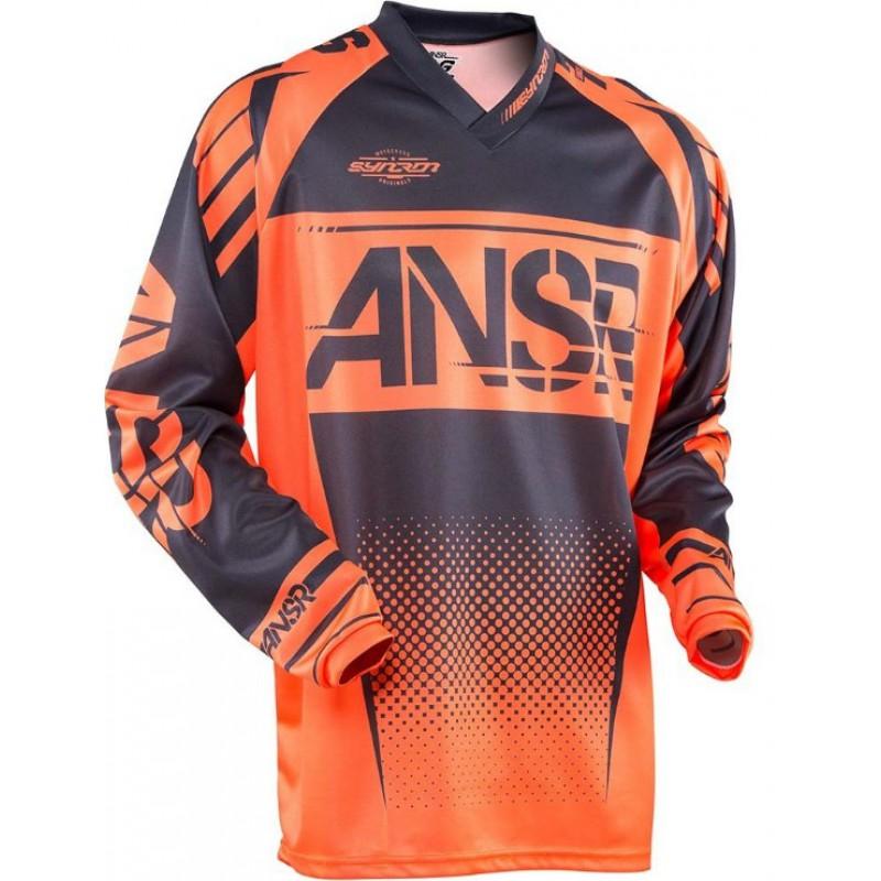 Mens Long Sleeve Mountain Bike Riding Jersey Off-Road Cycling Use