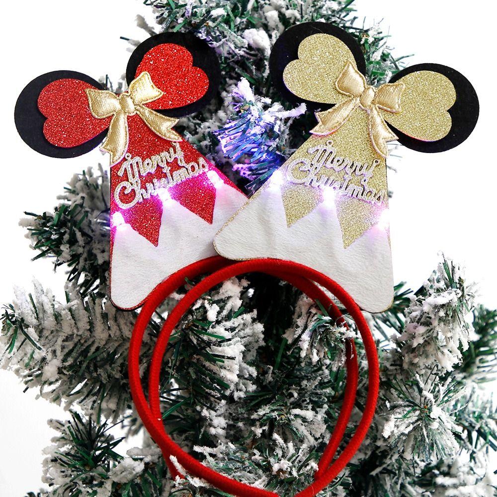 Xmas Tree/Santa's Hat/Elk Veselé Vánoce LED čelenka do vlasů Vánoční cosplay čelenka Nový rok
