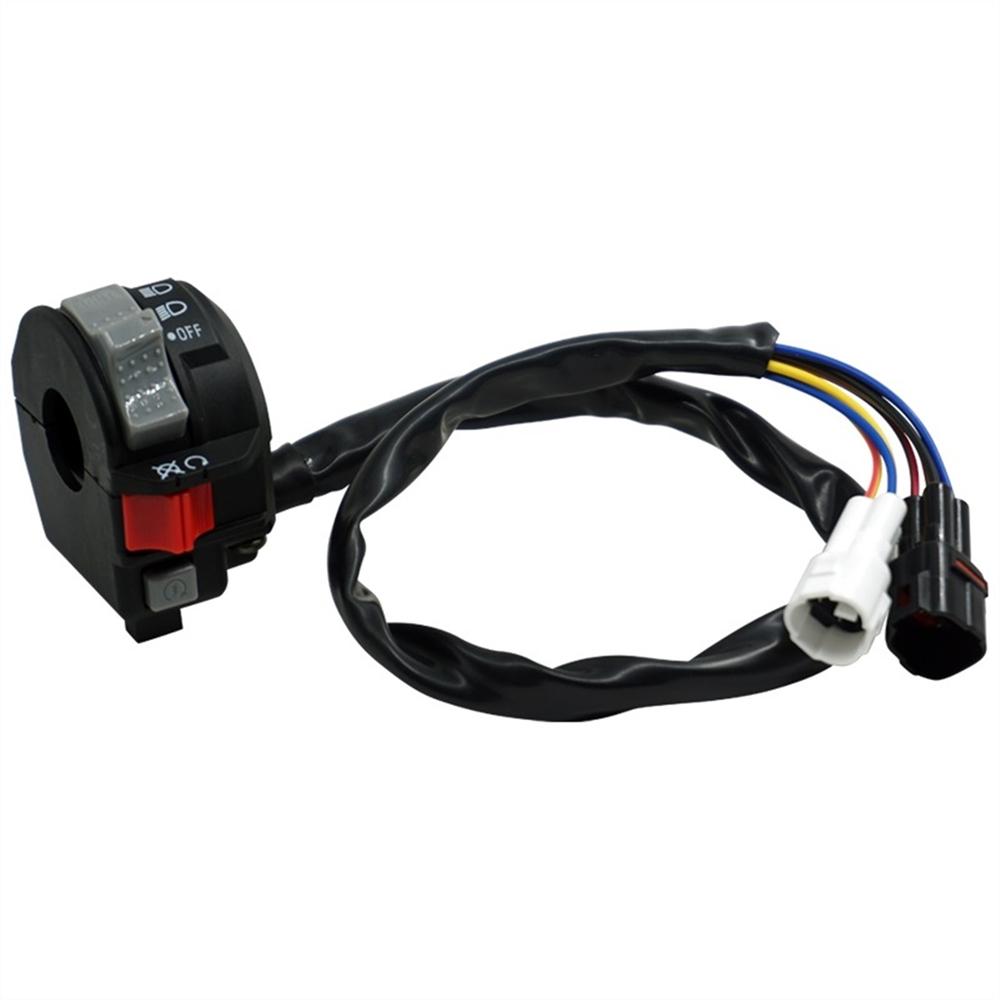 Left Handlebar Engine Start Run Off Headlight Switch for Yamaha Raptor 700 700R