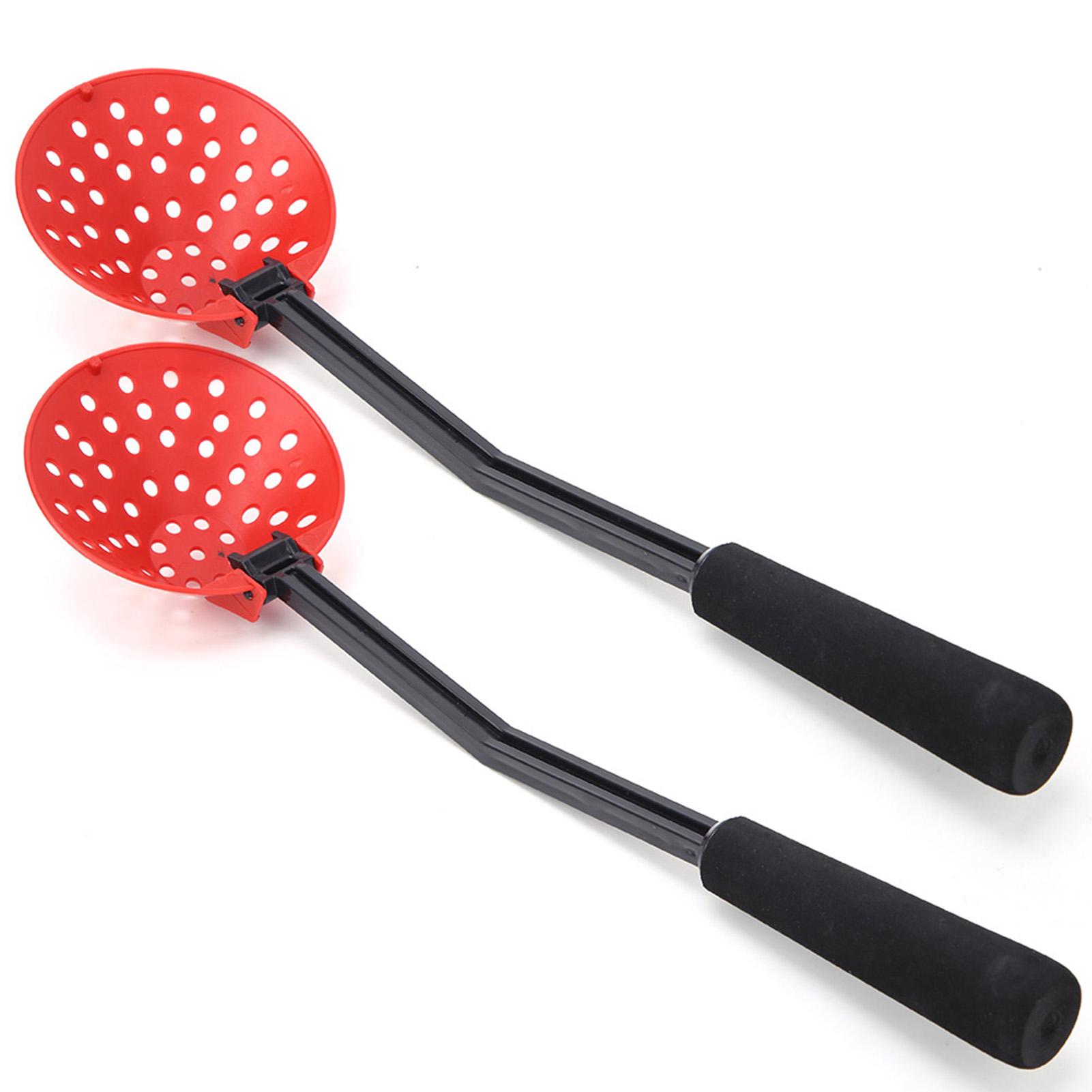 

2 шт. Рыболовные снасти и оборудование Складной пластиковый Нескользящий Зимний совок для подледной рыбалки Красный