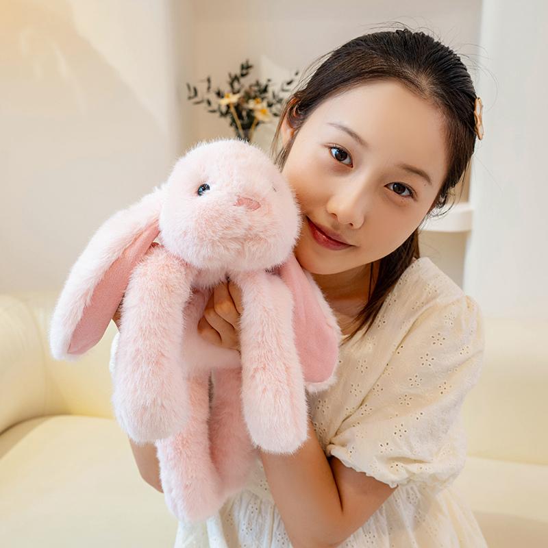 45cm Very Soft Rabbit Plushies Cuddly Stuffed Bunny Rabbit Plush Toy Throw Doll Birthday Gifts Girl Child
