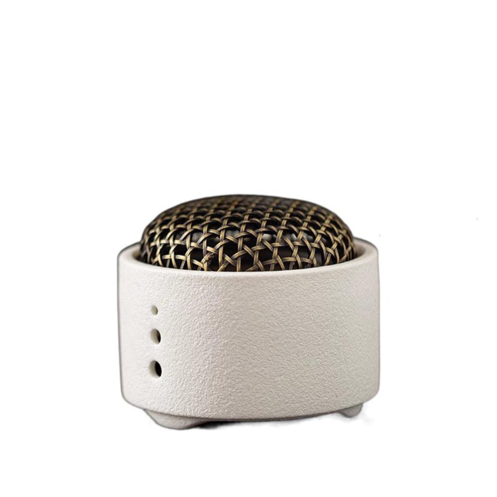 

Ceramics Line Incense Burner Retro Aromatherapy Holder Desktop Ornament Incense Censer Patio Style 2