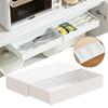 Białe Pudełko do Przechowywania pod Biurkiem Samoprzylepne Pudełko do Przechowywania Ukryty Organizer do Przechowywania Organizer Szuflada Ukryty Design