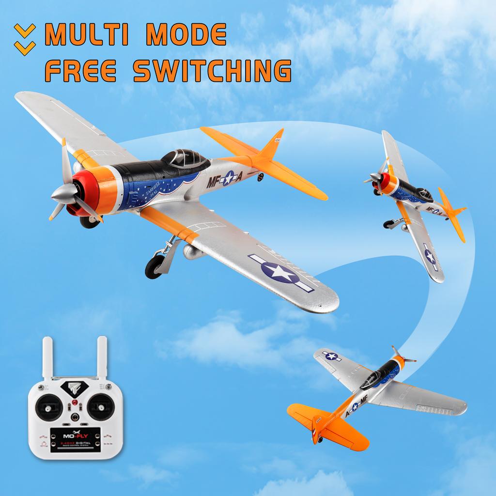 MF-A84 Airplane 1/16 2.4G Remote Control Plane 690mm Wingspan Fixed-wing Aircraft with Gyroscope Brushless Glider Model Toy