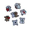 Adorable Cartoon Puppy Embroidered Clothing Patch for Bags & Hoodies
