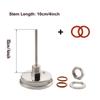 Homebrew Weldless Thermometer Kit Bi-metal Dial Thermometer 1/2"NPT Connection 3" Face Dual C & F Scale Boil Kettle Wort Chiller