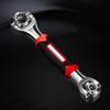 52 in 1 Rotating Ratchet Wrench Ergonomic Nonslip Handle Double Head Wrench for Tight Space and Mechanical Work