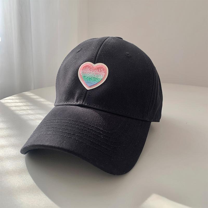 New love-type versatile baseball cap women's big head circumference shows a small face, increases and deepens the peaked cap tide