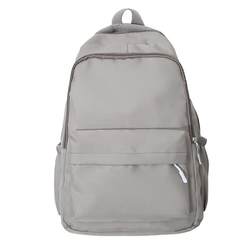 Harajuku Backpack, Campus-style Schoolbag, Simple and Solid Color for Girls, Korean Version, Large Capacity Backpack