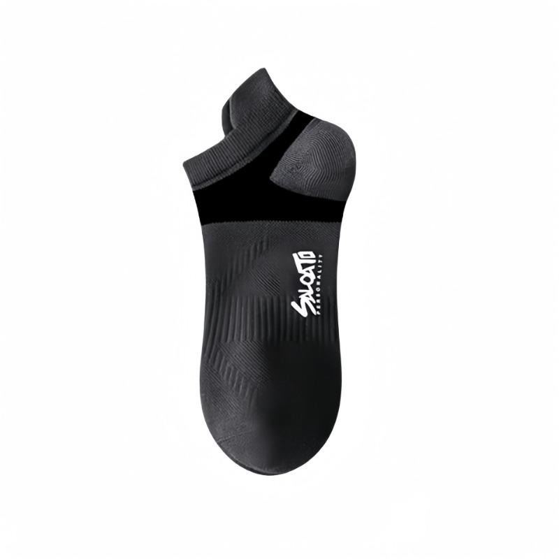 Sports Socks, Men's Short Socks, Pure Cotton Anti-odor, Summer Professional Running, Marathon, Badminton, Men's Basketball, Boat Socks