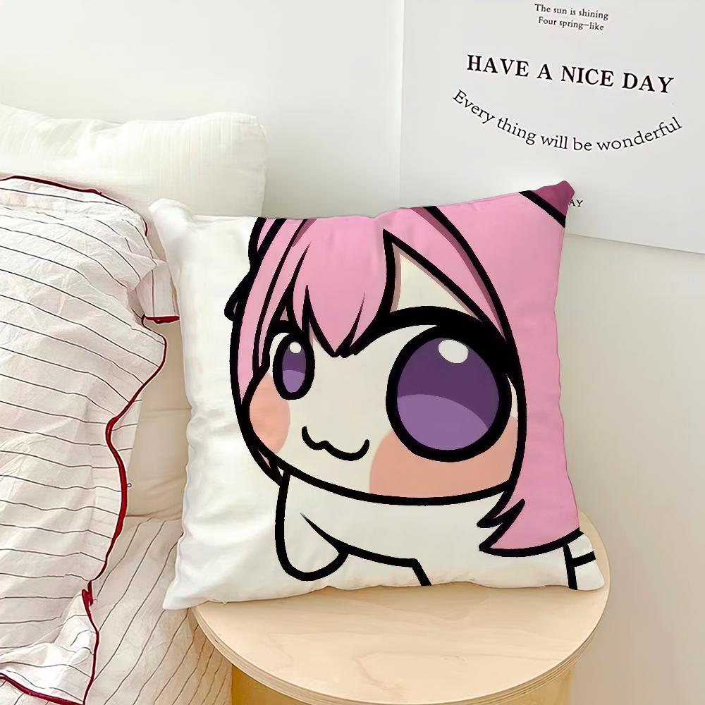 Cushion Cover Soft Cute Fanart n-NIKKE Pillow Case for Sofa Living Room Meme Home Office Decor Doro Protective Kawaii Covers