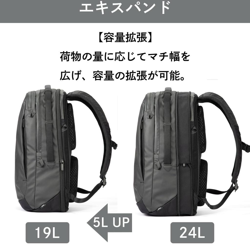 Ace Gene LaGrentis Air V Business Backpack, A4 Size, 14-inch PC Storage, Expandable Capacity, No. 68671