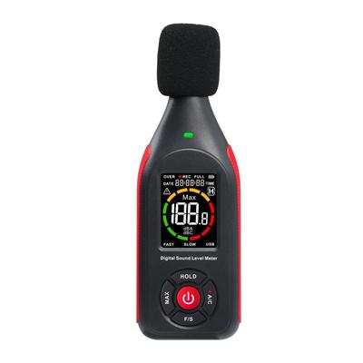 Decibel Meter Sound Level Meter Professional Sound Level Reader Detector MAX Data Noise Monitor Digital SPL dB Meter with Data Record Rechargeable