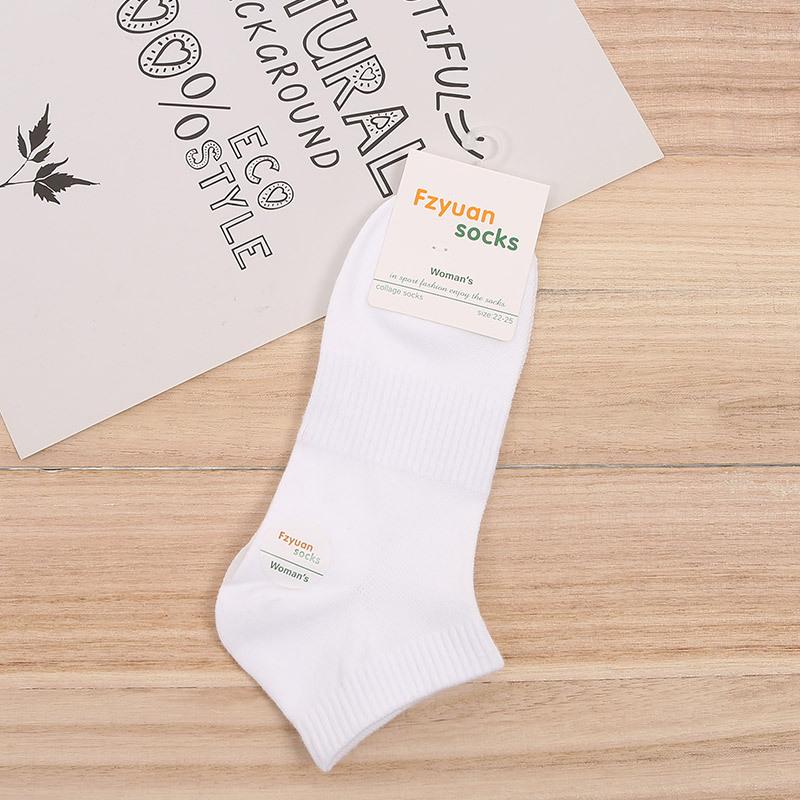 

Women s Spring and Summer Sports Breathable Mesh Short Cotton Socks 1 pair білий