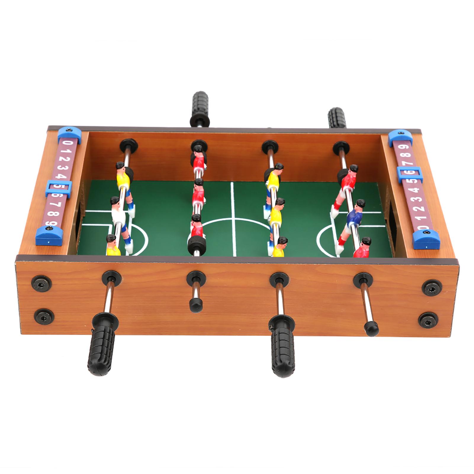 

Mini Wooden Indoor Football Table Interactive Sports Soccer Game for Adults Children