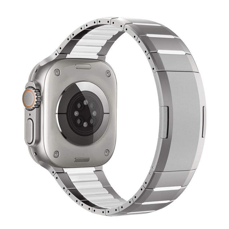Stainless Steel Band For Apple Watch Ultra3/2 49mm 11 10 46mm 42mm 9 8 7 45mm 41mm Metal Quick Release Bracelet Strap iWatch 6 5 4 SE 44mm 40mm
