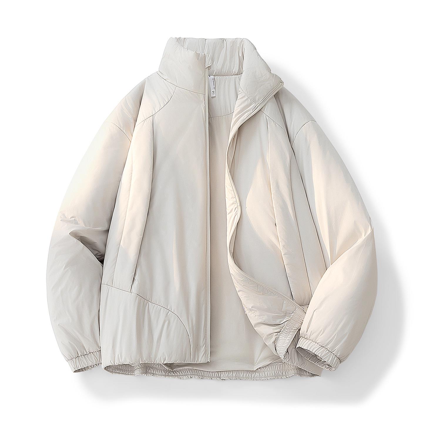 

American Stand Collar Lightweight Wool & Cotton Jacket - Ships Tonight M