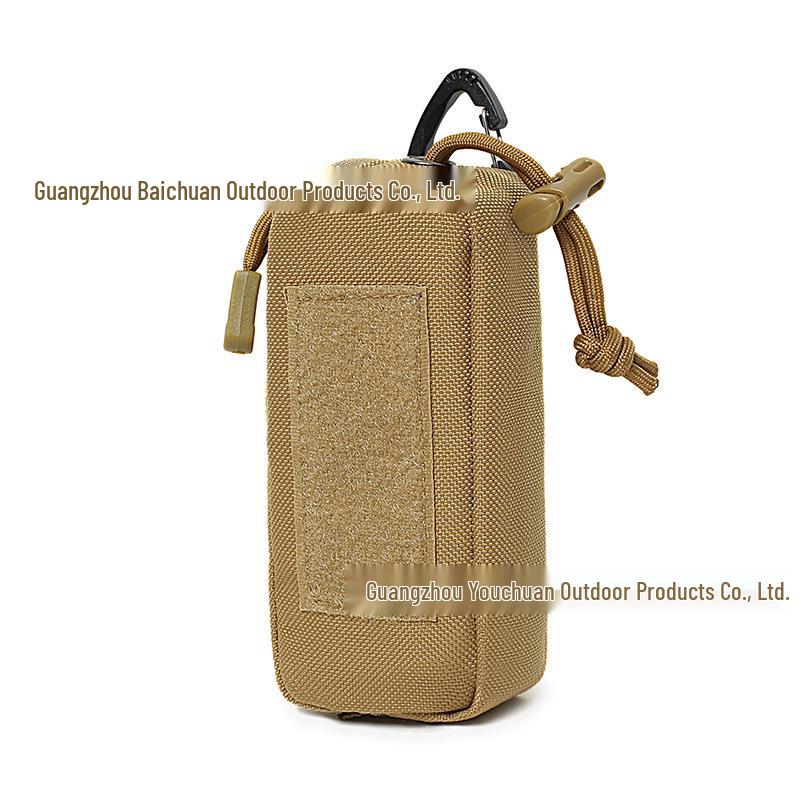 Tactical 1000D MOLLE Key Pouch: Outdoor Waist Hanging Coin Purse, EDC Mini Zipper Pack