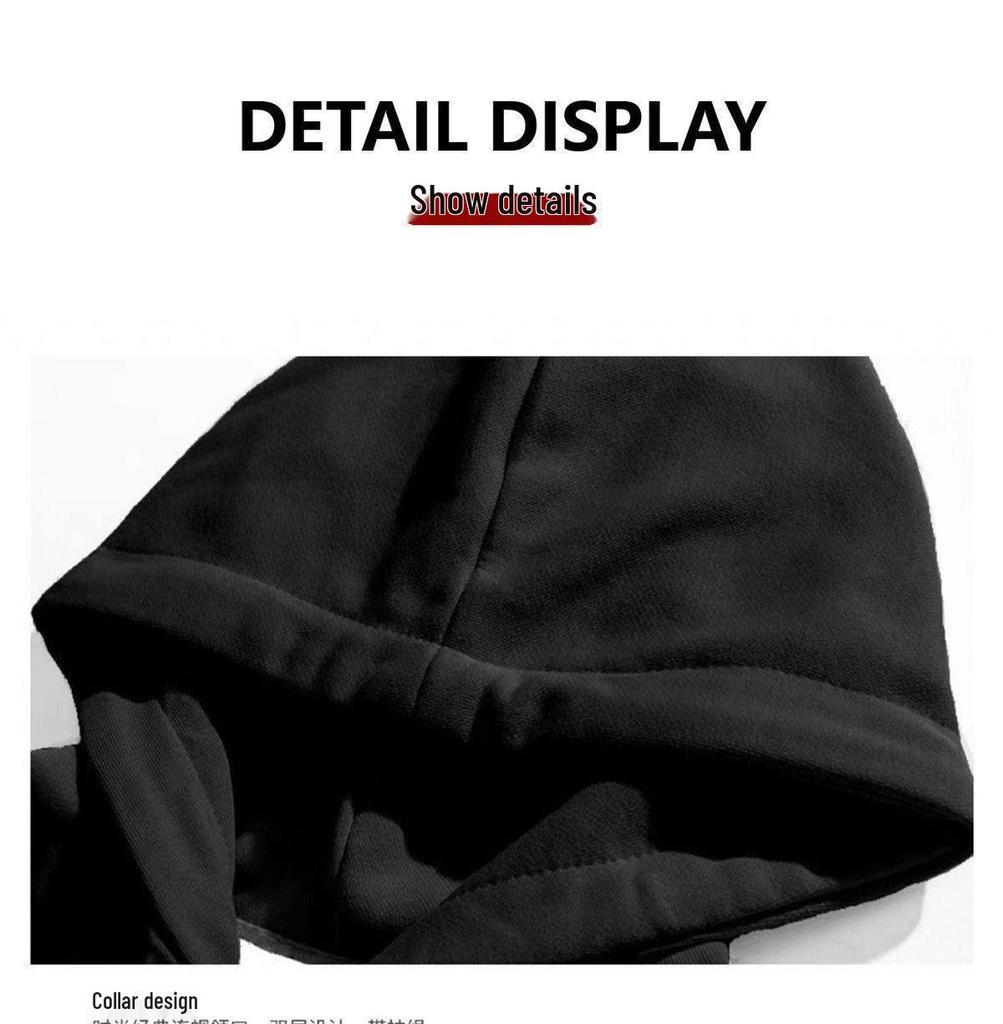 Trendy American High Street Spider Print Hooded Sweatshirt for Men & Women - Autumn/Winter Loose Fit.