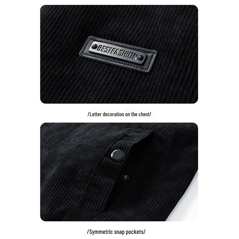 TUCANO Men's Versatile Corduroy Stand Collar Jacket