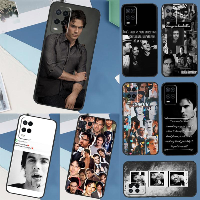 Damon Salvatore Vampire Diaries Case For OPPO A17 A77 A57 A54 A53 S A31 A5 A9 A15 A52 A72 A91 A93 A74 A94 A16 A76 A96 Cover