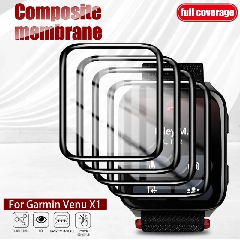 Anti-scratch Film For Garmin Venu X1 3D Curved Edge Screen Protector Full Coverage Clear Soft Protective Films
