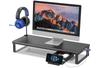 EAYHM Monitor Stand with USB Data Desktop Stand with Display Stand with Drawer and Smartphone Computer Stand with Headphone Compatible with and 25kg