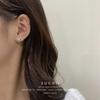 Autumn 2022 Light Luxury Four-Leaf Clover Diamond Earrings: Stylish, Versatile, and Elegant.