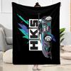 Abstract Urban Graffiti Art Flannel Blanket-Soft and Suitable for Sofas,Beds,Offices,Travel,All Seasons,Great Gift for Holidays and Birthdays.