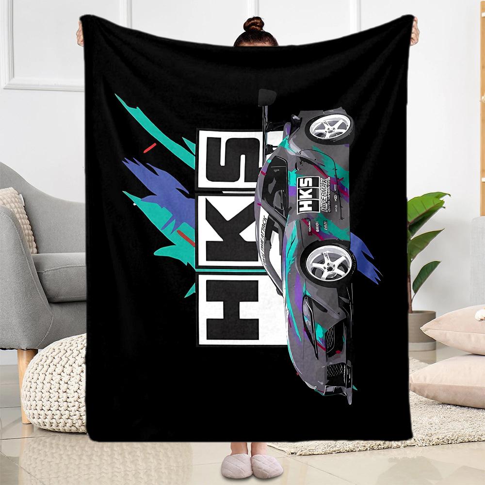Abstract Urban Graffiti Art Flannel Blanket-Soft and Suitable for Sofas,Beds,Offices,Travel,All Seasons,Great Gift for Holidays and Birthdays.