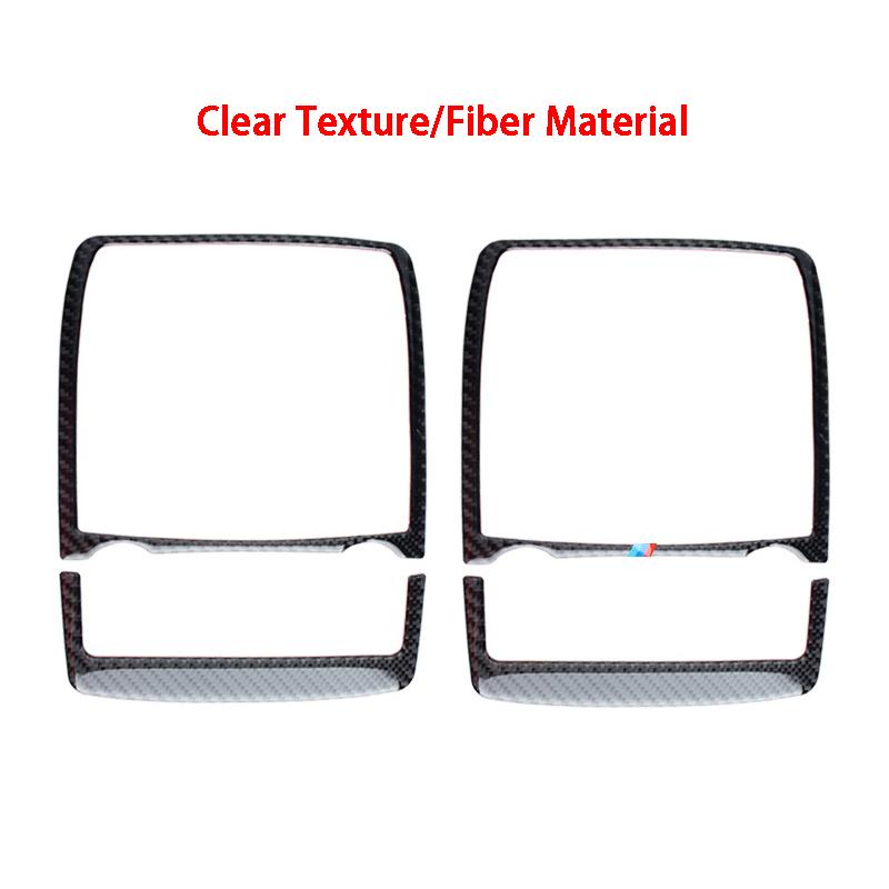 Car Front Reading Light Decal Cover Trim Carbon Fiber Car Interior Decoration Stickers For BMW E70 E71 X5 X6