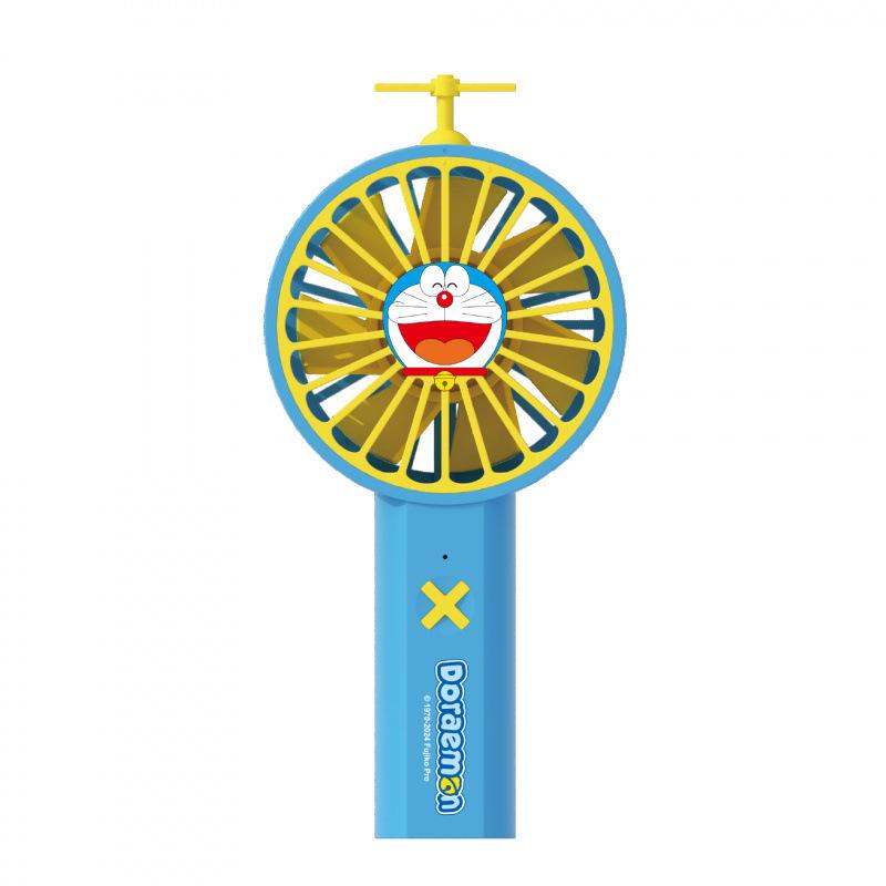 Doraemon USB Rechargeable Portable Handheld Fan - Strong Wind Mini Fan for Outdoor Use Default