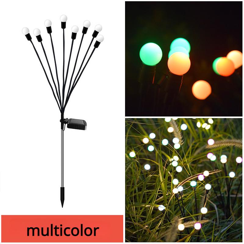 Solar Firefly Lamp Outdoor Waterproof Led Garden Lawn Lamp Wind Shake Sunlight Drive Landscape Courtyard Terrace Decoration