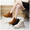 Snow Boots Women Slip on Platform Ankle Boots for Women Cotton Shoes Winter Casual Warm Short Boots Woman Booties Botas De Mujer