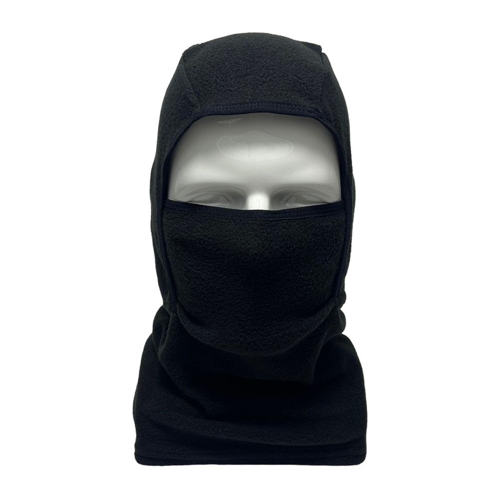 

Parent-Child Balaclava Hat Fleece Pullover Cap New Hood Scarf Beanies Cap Kids чорний