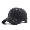 Sequin Baseball Cap Other Material Unisex 6 Panel Adjustable Mesh Fabric Character Style All Seasons Party Glitter Customizable