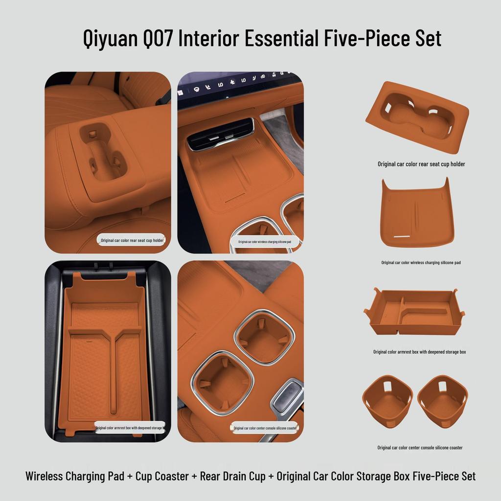 Changan Qiyuan Q07 Silicone Center Console Storage Box for Interior Upgrade